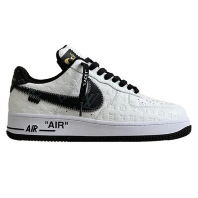 Louis Vuitton x Nike Air Force 1 White Black