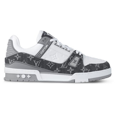 Louis Vuitton LV Trainer Sneaker ‘Denim Monogram Grey’